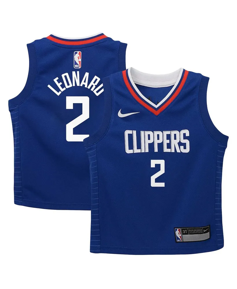 Toddler Boys and Girls Nike Kawhi Leonard Blue La Clippers Swingman Player Jersey - Icon Edition