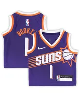 Infant Boys and Girls Nike Devin Booker Purple Phoenix Suns Swingman Player Jersey - Icon Edition