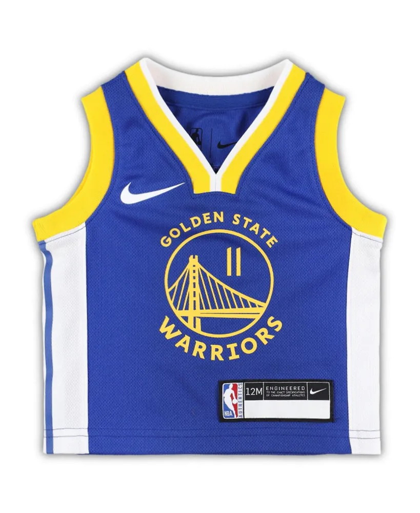 Infant Boys and Girls Nike Klay Thompson Blue Golden State Warriors Swingman Player Jersey - Icon Edition