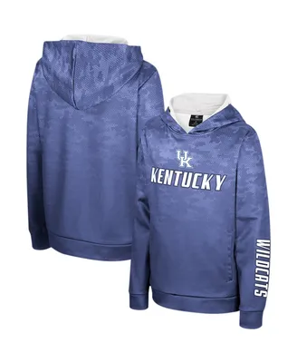 Big Boys Colosseum Royal Kentucky Wildcats High Voltage Pullover Hoodie