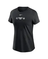 Women's Nike Black Cincinnati Reds Over Shoulder T-shirt