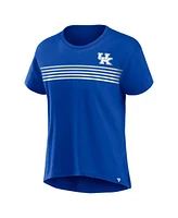 Women's Fanatics Royal Kentucky Wildcats Tie Breaker T-shirt