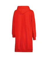 Women's Gameday Couture Red Wisconsin Badgers Take a Knee Raglan Hooded Sweatshirt Dress