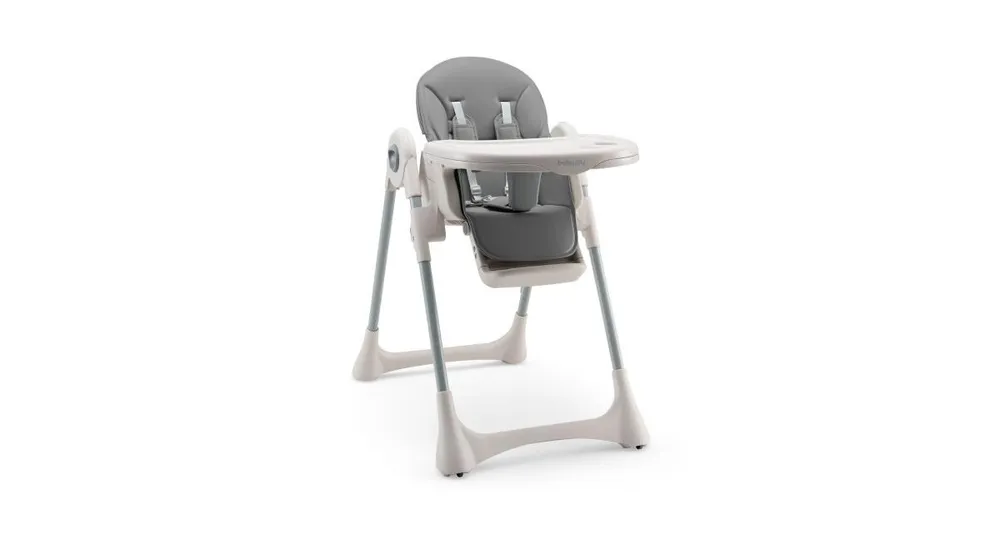 Baby Folding High Chair Dining Chair with Adjustable Height and Footrest