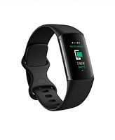 Fitbit Unisex Charge 6 Silicone Fitness Tracker Watch 36mm