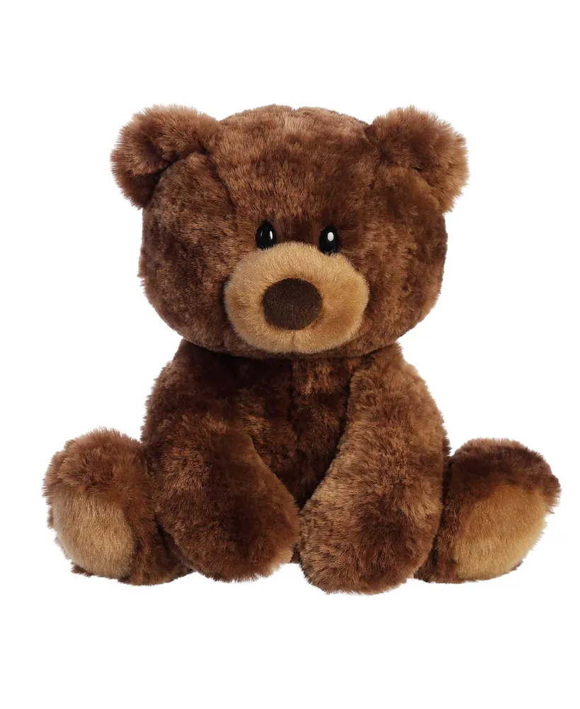 Aurora Medium Coco Swirl Bear Snuggly Plush Toy Brown 10"