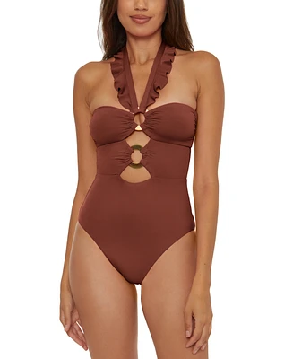 Soluna Women's Buckle-Up One-Piece Swimsuit