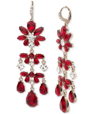 Givenchy Crystal Drama Chandelier Earrings