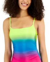 La Blanca Women's Setting Sun Tank One-Piece Swimsuit, Created for Macy's