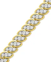 Diamond S Curve Link Bracelet (4 ct. t.w.) in 10k Gold