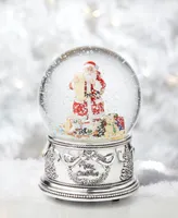 Reed & Barton Winter Traditions Santa Musical Snow Globe