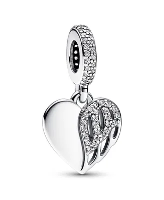 Pandora Sterling Silver Heart Angel Dangle Charm