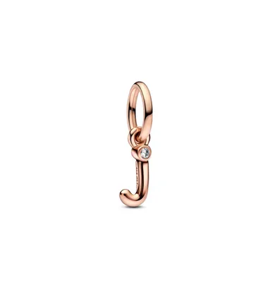 Pandora 14k Rose Gold-Plated Script Alphabet Dangle Charm - Rose Gold