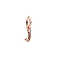 Pandora 14k Rose Gold-Plated Script Alphabet Dangle Charm - Rose Gold