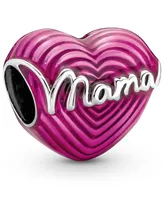 Pandora Sterling Silver Radiating Love Mama Heart Charm