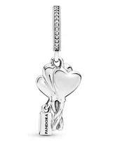 Pandora Cubic Zirconia Happy Bday Balloon Dangle Charm