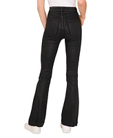 CeCe Women's Coated Flare Jeans