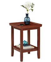 Convenience Concepts 18" Wood Ledgewood End Table with Shelf