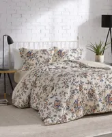 Lucky Brand Garden Bouquet 3 Pc. Reversible Microfiber Comforter Sets