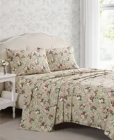 Laura Cotton Percale -Piece Sheet Set