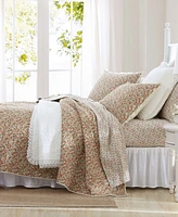 Laura Ashley Loves ton Cotton Reversible -Piece Quilt Set