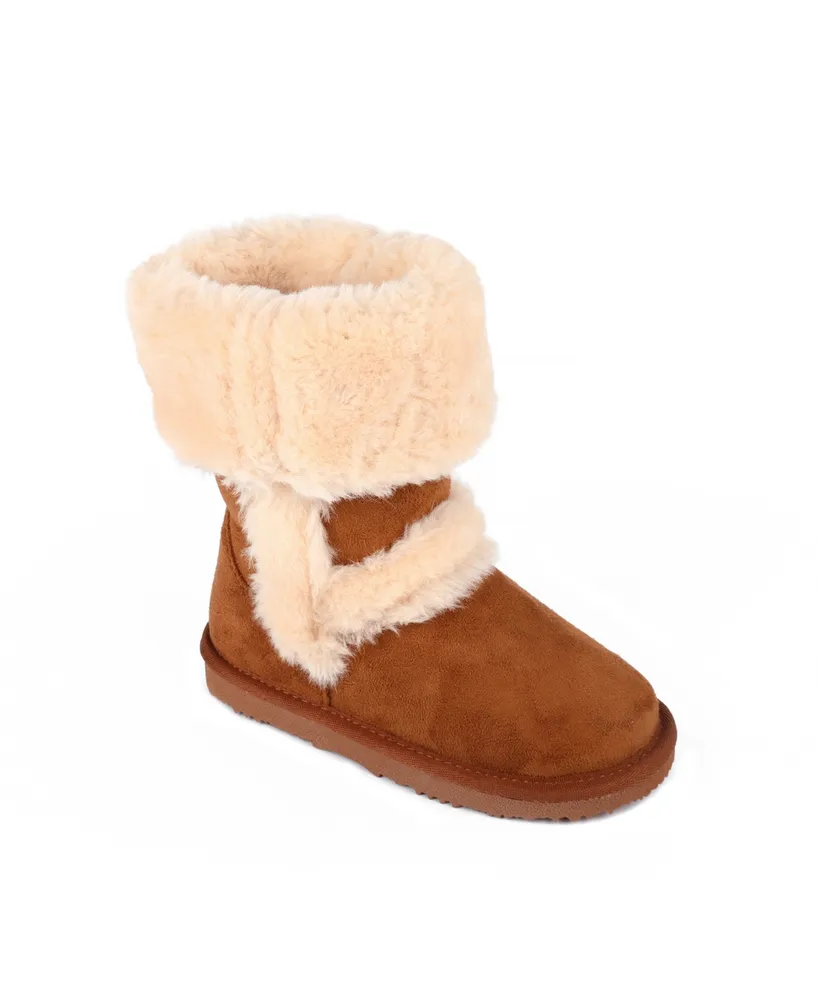 I.n.c. International Concepts Little Girls Witty Faux Fur Boots