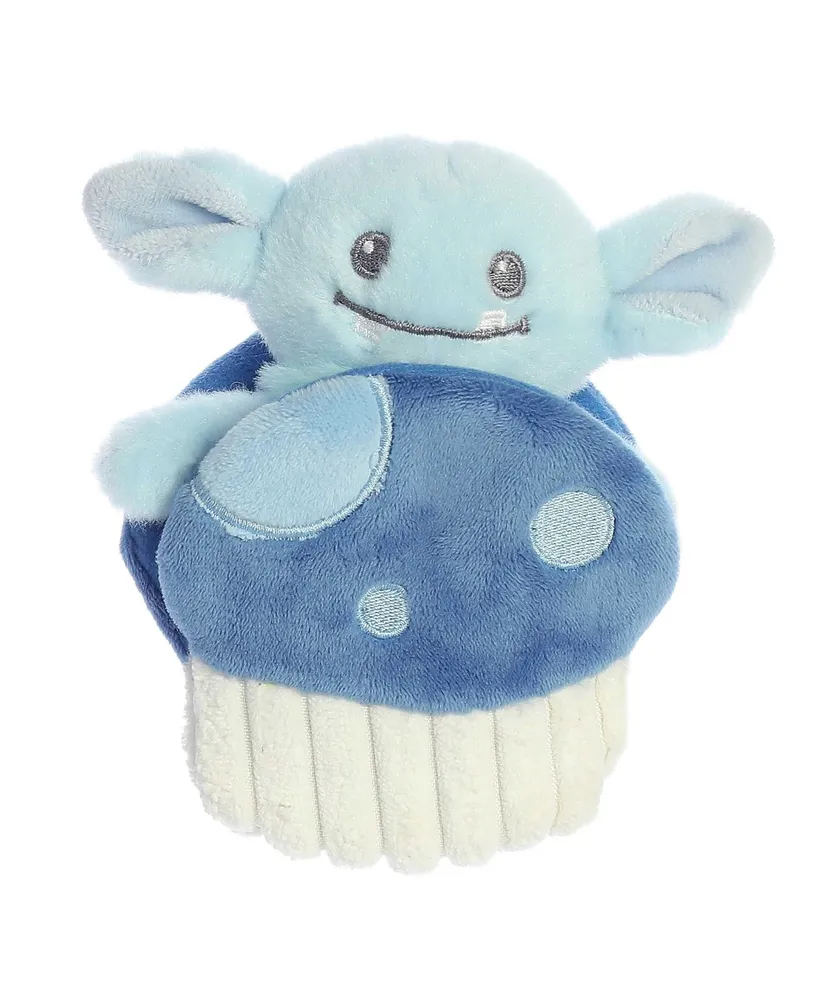 ebba Small Gribble Goblin Pocket Peekers Playful Baby Plush Toy Blue 5.5"