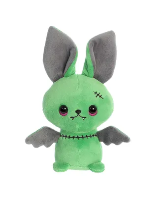 Aurora Small Zed Zombie Bat Halloween Spooky Plush Toy Green 7"