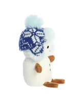 Aurora Mini Land of Lils Lil' Bluey Holiday Festive Plush Toy White 4"