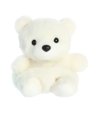 Aurora Mini Puck Polar Bear Palm Pals Adorable Plush Toy White 5"