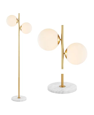 Jonathan Y Oscar Modern Parisian Candlestick Iron Led Floor Lamp