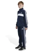 adidas Big Boys Long Sleeve Color Block Tricot Jacket