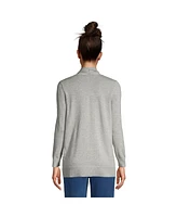 Lands' End Women's Long Sleeve Open Cardigan Sweater