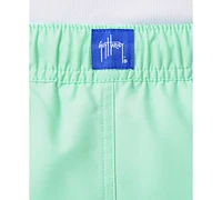 Guy Harvey Men's Tonal Print Volley Swim Trunks