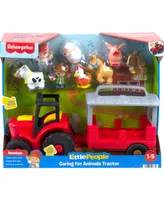 Little People Fisher Price Caring for Animals Tractor Gift Set - Multi