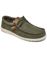 Hey Dude Men's Wally Corduroy Casual Moccasin Sneakers from Finish Line