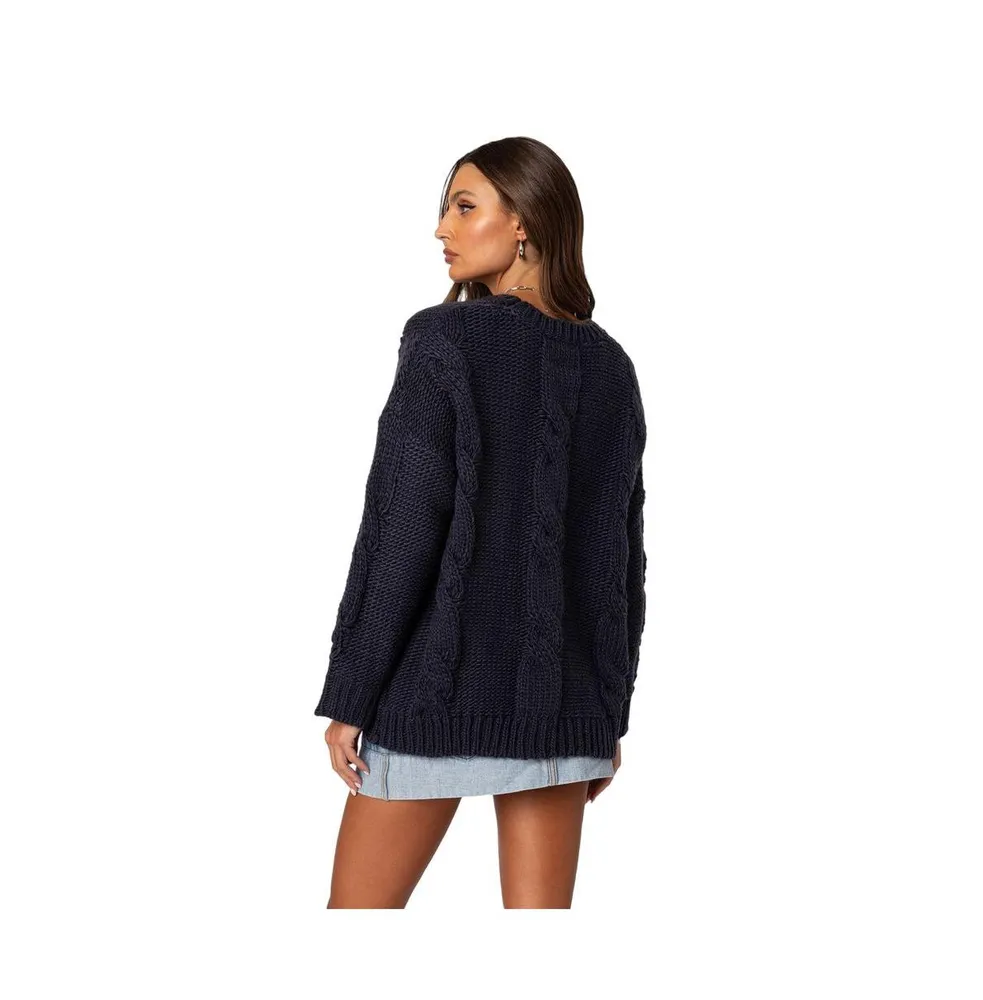 Women's Alene oversized cable knit sweater