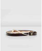 Women Belle & Bloom London Mood Leather Tie Belt