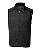 Cutter & Buck Mainsail Sweater-Knit Mens Big and Tall Full Zip Vest