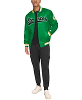 Starter Men's Classic-Fit Satin Varsity Bomber Jacket