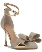 I.n.c. International Concepts Women's Saori Bow Ankle-Strap Pumps, Created for Macy's