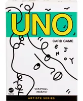 Mattel Uno Artiste Shantell Martin Card Game for Kids, Adults and Family Night, Collectible Deck - Multi