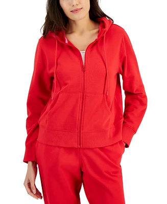 Id Ideology Women's Full-Zip Hooded Sweatshirt, Created for Macy's