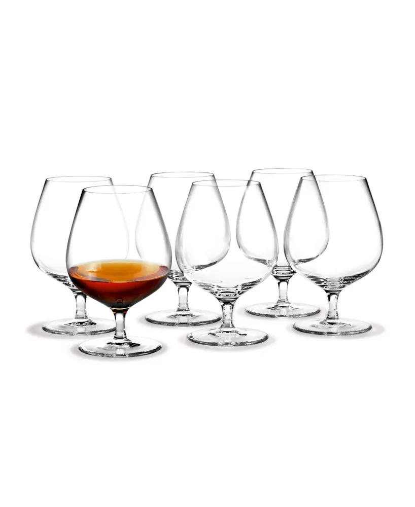 Holmegaard Cabernet Brandy Glasses, Set of 6