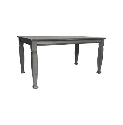 Merrick Lane Finnley Wooden Dining Table With Sculpted Legs