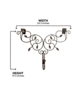 Village Lighting Adjustable Wreath Door Hanger, Ivy