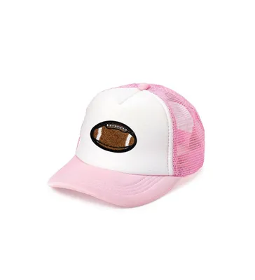 Child Girl Football Patch Hat