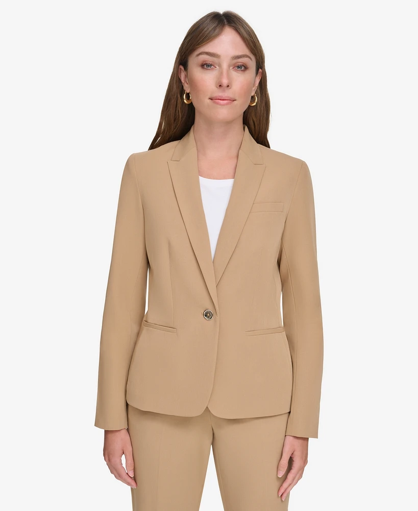 Tommy Hilfiger Women's One-Button Blazer