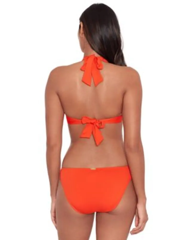 Lauren Ralph Lauren Twist Front Halter Bikini Top Bottoms