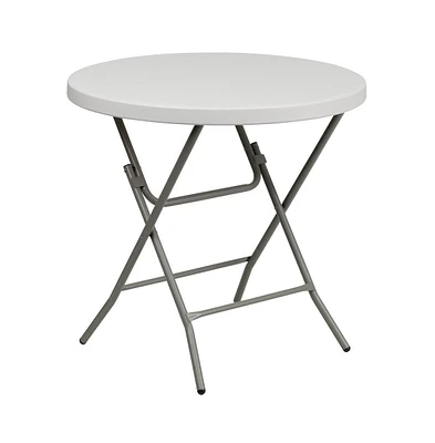 2.63-Foot Round Plastic Folding Table